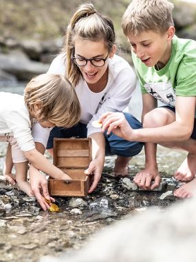 BERGaktiv: A little pirate on a treasure hunt