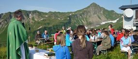 Frühmesse am Hahnenkopf