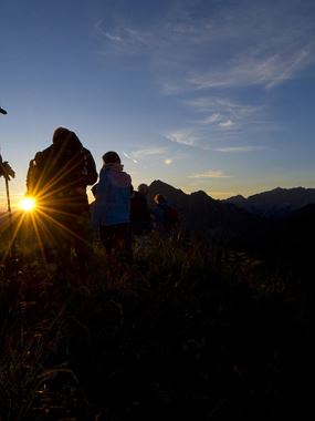 Sunrise hike to the Zafernhorn