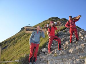 Höhenfeuer Bergrettung Damüls