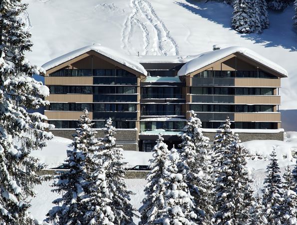 Alpinresort im Schnee