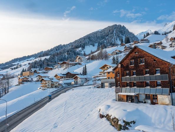 Blick nach Fontanella