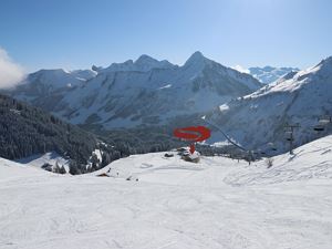 Aparthotel Garni Schönblick - Lage im Skigebiet