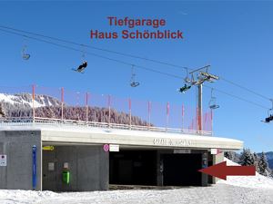 Tiefgarage Aparthotel Garni Schönblick