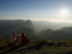 Wanderer auf dem Diedamskopf (c) Dietmar Walser