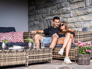 Terasse mit Loungemöbel