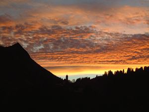 Abendstimmung - Richtung Damüls
