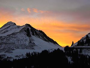 Abendstimmung - Richtung Faschina
