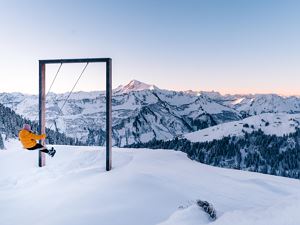 Schaukeln in Damüls im Winter (c) Martin Morscher 