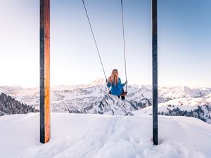 Schaukeln in Damüls im Winter (c) Martin Morscher 