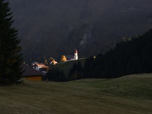 Blick zum Kirchdorf