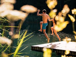 Baden im Seewaldsee (c) Martin Morscher - Damüls F