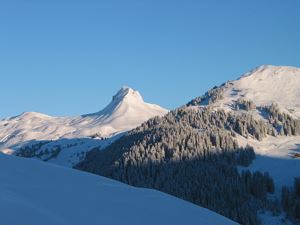 Mittagsspitze im Winter
