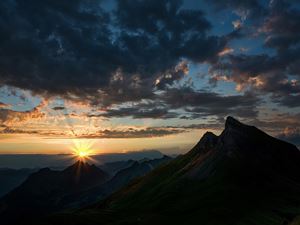 Sonnenaufgang Mittagspitze