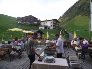 Grillabend auf der Panoramaterrasse