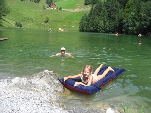 eine Abkühlung im Seewaldsee