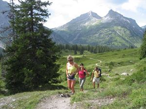 Eine Wanderung in der herrlich ruhigen Bergwelt