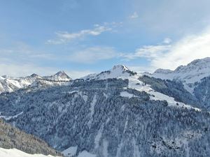 Blick vom Balkon