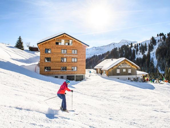 Restaurant Almstüble Außenansicht Winter
