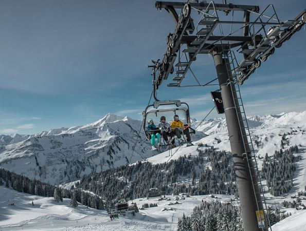 Seilbahnen Damüls Winter Uga Express