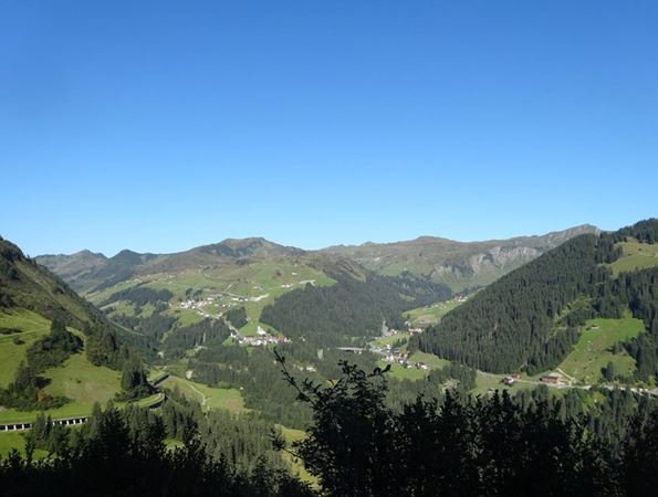 Bartholomäusalpe Aussicht Damüls