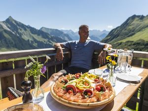 Franz Josef Hütte Brettljause