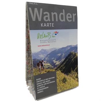 Wanderkarte Großes Walsertal